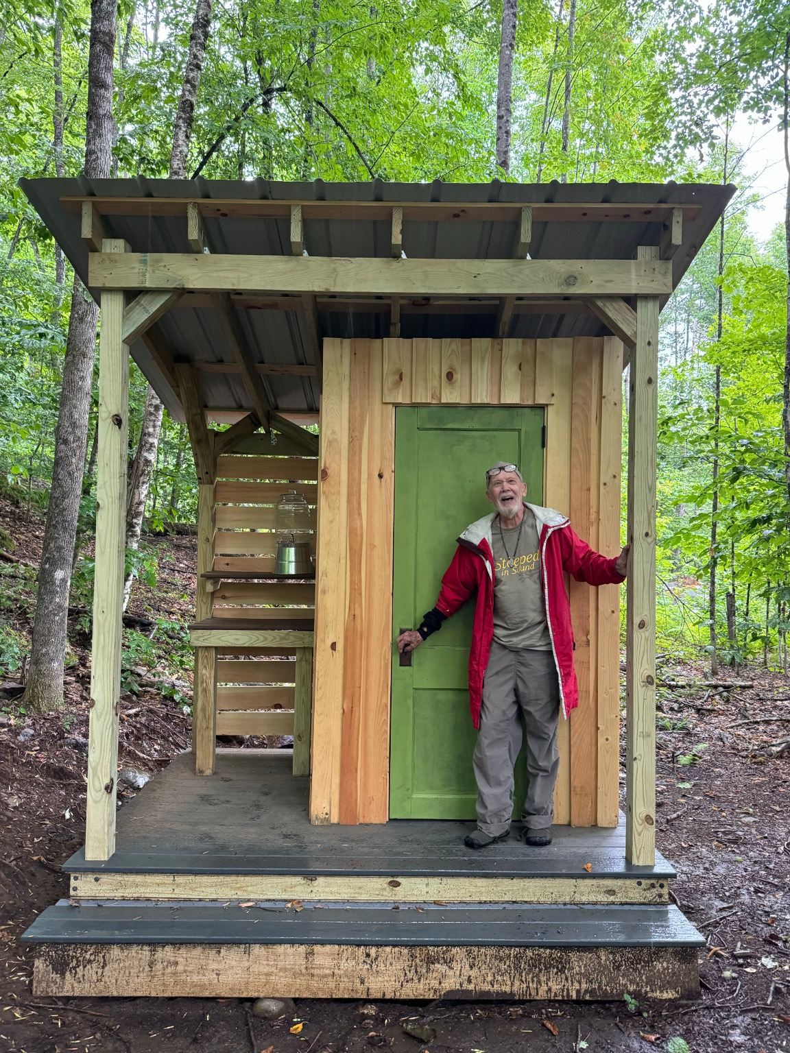 The Loo in the woods